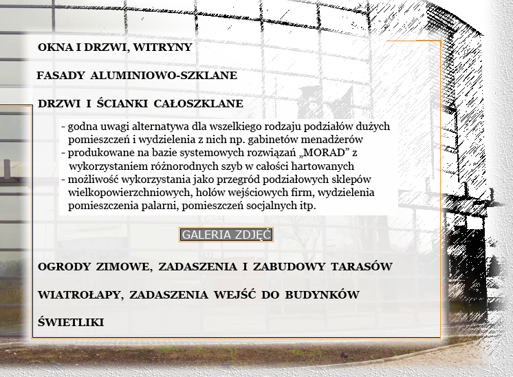 DRZWI I OKNA CALOSZKLANE